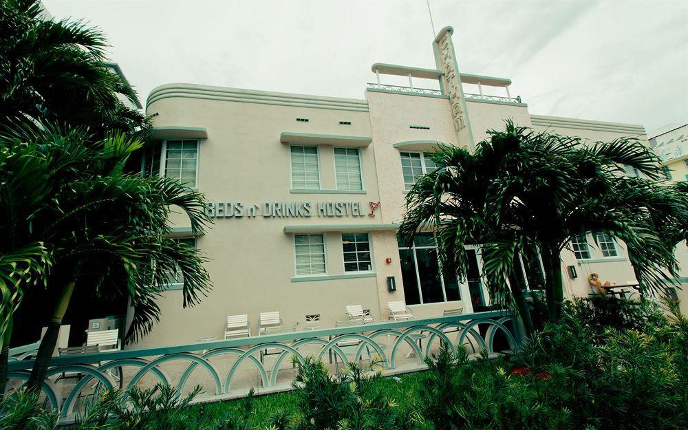 Beds N' Drinks Hostel Miami Beach Exterior photo